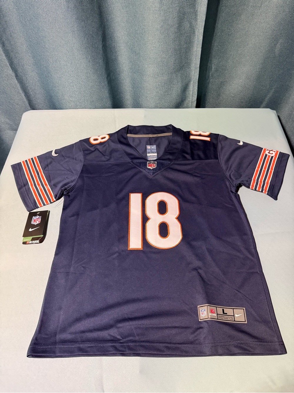 Nike Caleb Williams Chicago Bears #18 NFL Home Jersey Youth Size Large L NWT